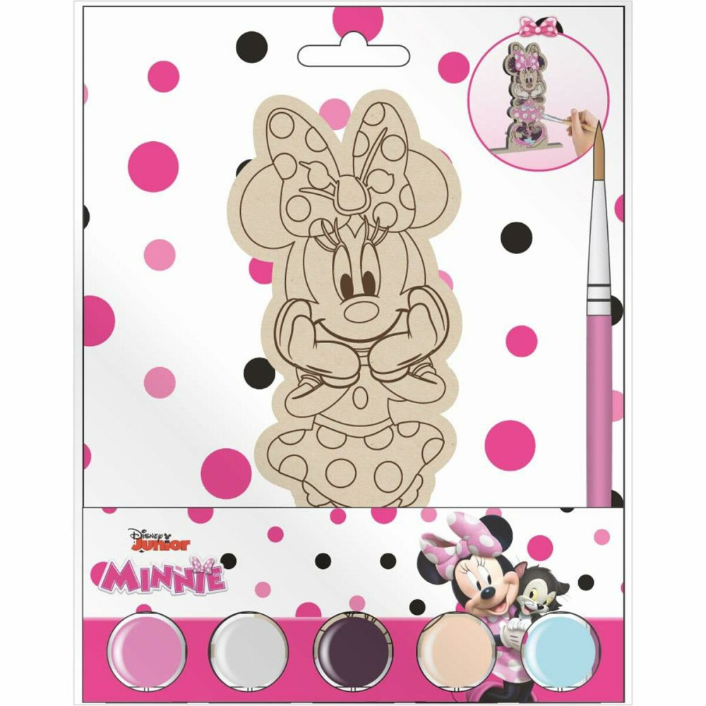 Craft Set Minnie Mouse Wood 14 x 18 x 5 cm