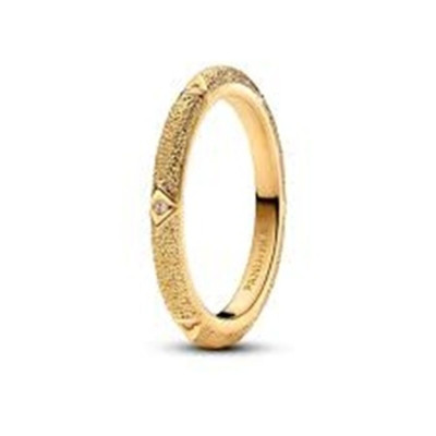 Ladies' Ring Pandora 163322C01-58 Golden 18