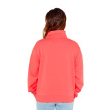 Women’s Sweatshirt without Hood Rip Curl Half Zip Fleece Coral
