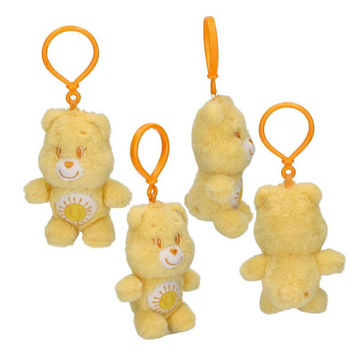 Cuddly Toy Keyring Care Bears Yellow