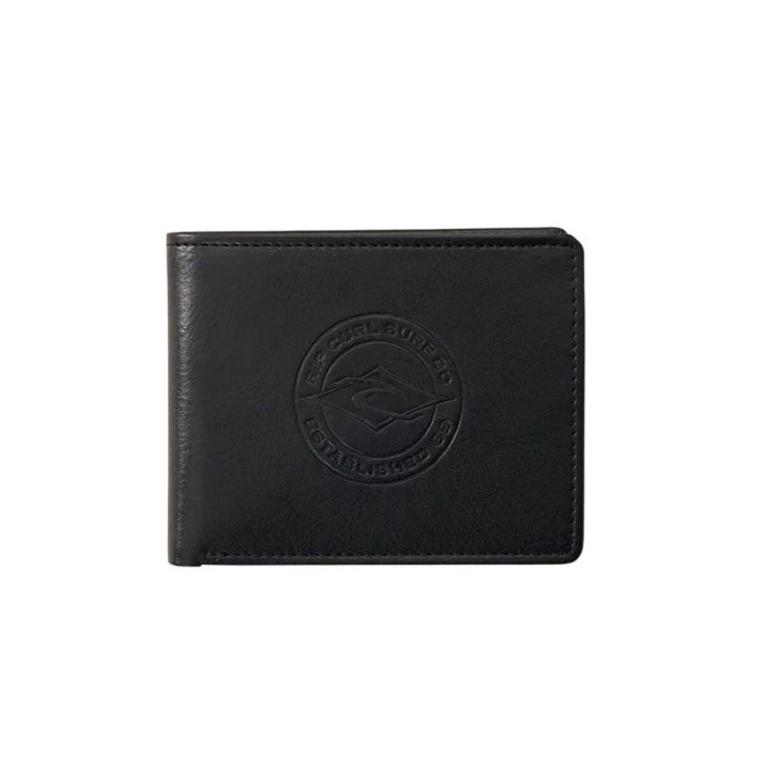 Men's Wallet Rip Curl Stapler Pu All Day Black