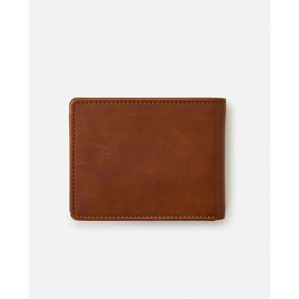 Men's Wallet Rip Curl Stapler Pu All Day Dark brown