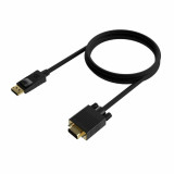 DisplayPort to VGA adapter Aisens A125-0552 1 m Black