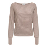 Women’s Sweatshirt without Hood Only Onladaline Life Beige