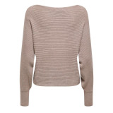 Women’s Sweatshirt without Hood Only Onladaline Life Beige