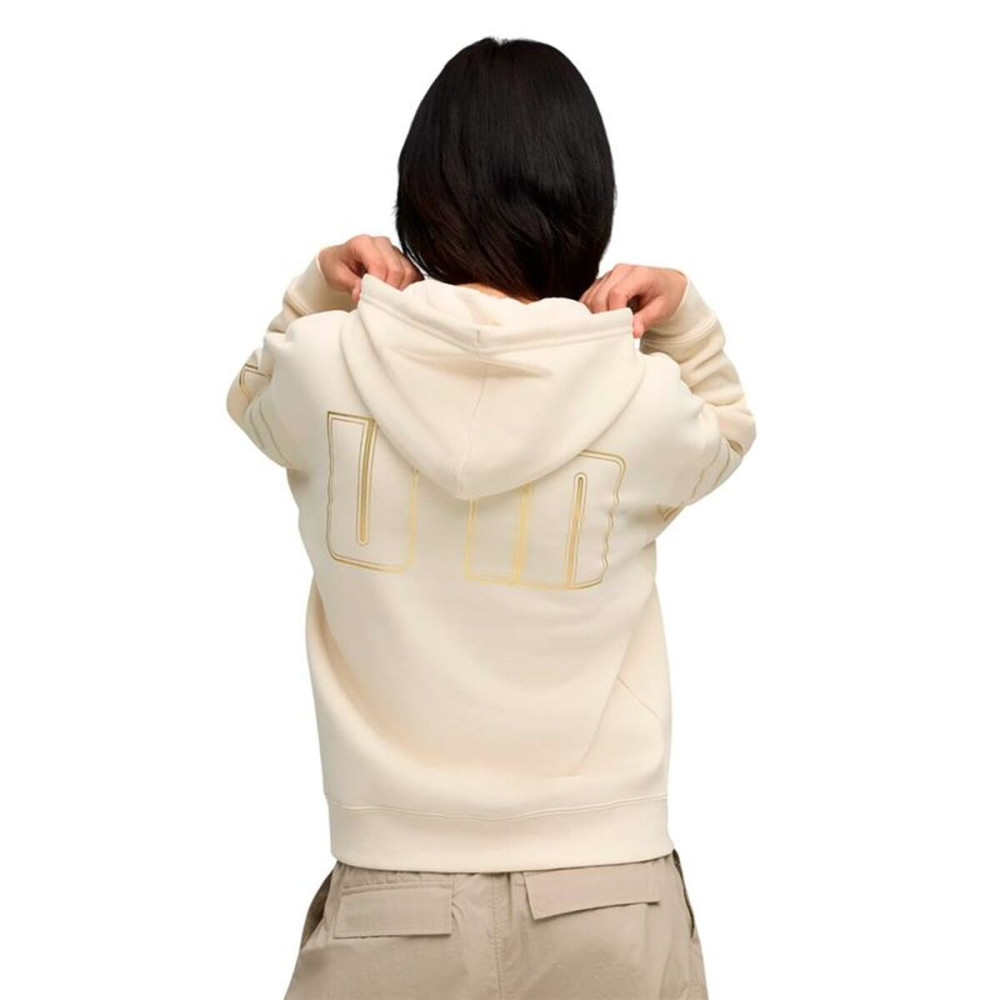 Women’s Hoodie Puma Maximal Metallic Beige