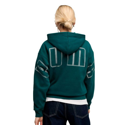Women’s Hoodie Puma Maximal Metallic Green