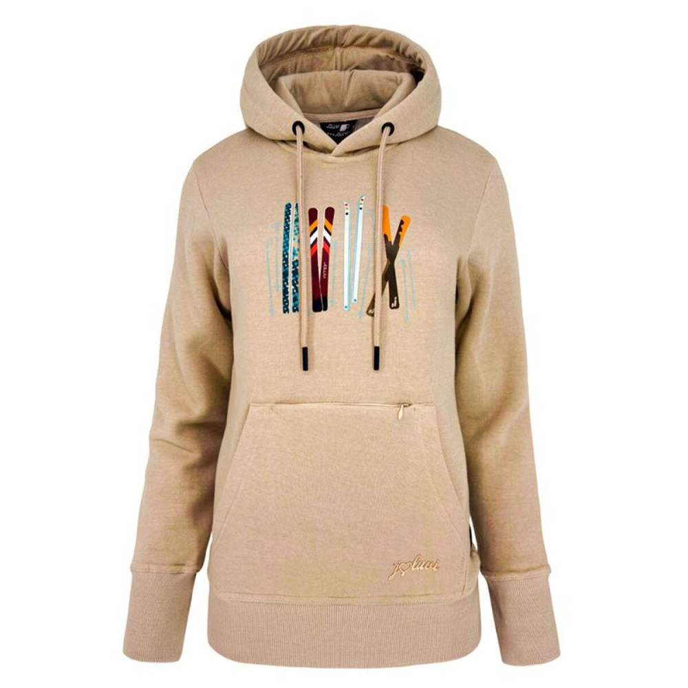 Women’s Hoodie Joluvi Cotton Ski Ecru