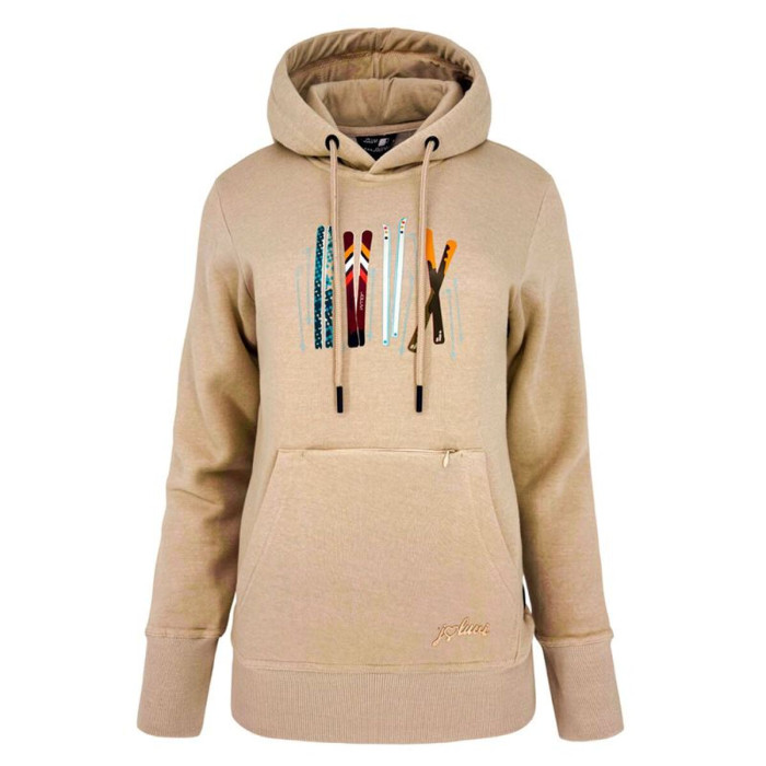 Women’s Hoodie Joluvi Cotton Ski Ecru