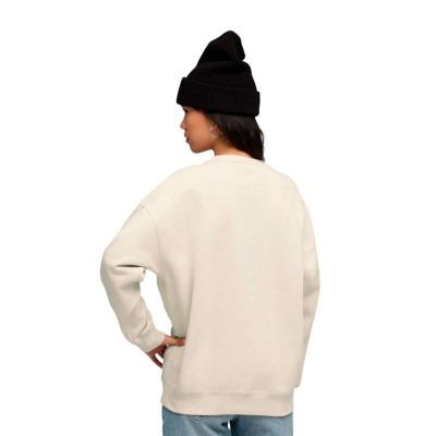 Women’s Sweatshirt without Hood Puma Maximal Metallic Beige