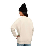 Women’s Sweatshirt without Hood Puma Maximal Metallic Beige