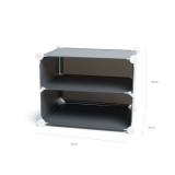 Portable Modular Shoe Cabinet InnovaGoods Grey