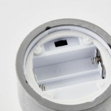 LED Candle Brilliant Grey Metal 3 Units