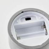 LED Candle Brilliant Grey Metal 3 Units