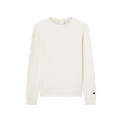 Women’s Sweatshirt without Hood Champion Icons Tonal White