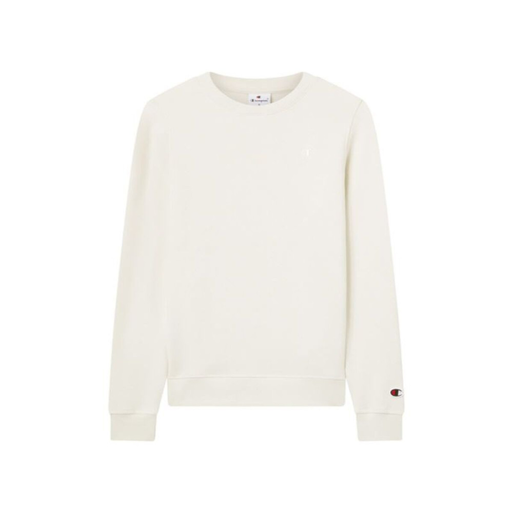 Women’s Sweatshirt without Hood Champion Icons Tonal White