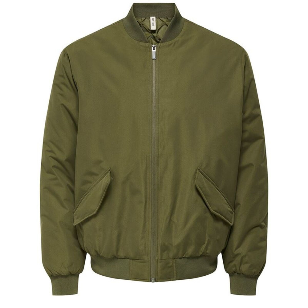 Jacket Only & Sons Onsrussel Padded Bomber Olive