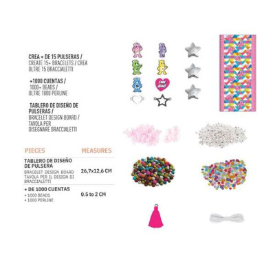 Bracelet Making Kit Care Bears 13,5 x 35 x 3,1 cm