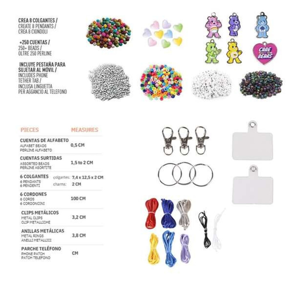 Bracelet Making Kit Care Bears 25,5 x 25,5 x 5 cm