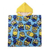 Poncho-Towel with Hood Minions 55 x 77 cm
