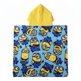 Poncho-Towel with Hood Minions 55 x 77 cm
