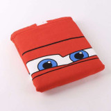 Poncho-Towel with Hood Cars Red 55 x 77 cm