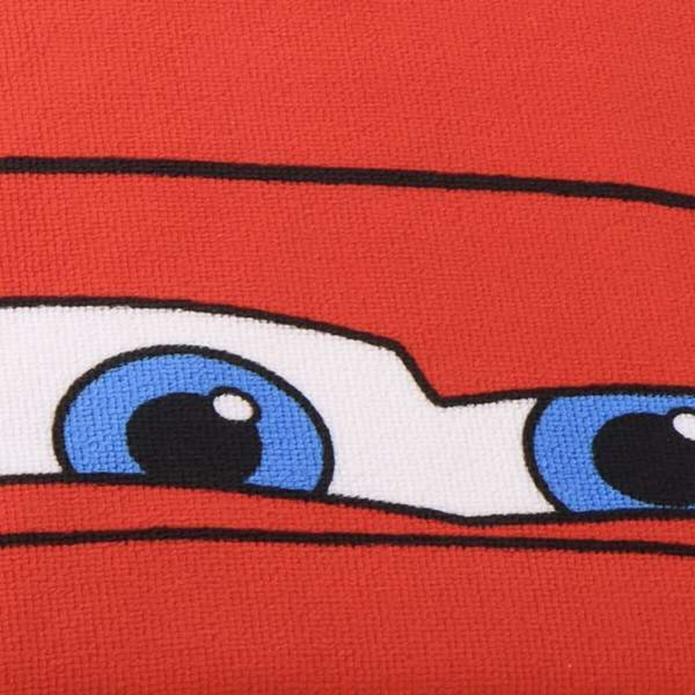 Poncho-Towel with Hood Cars Red 55 x 77 cm