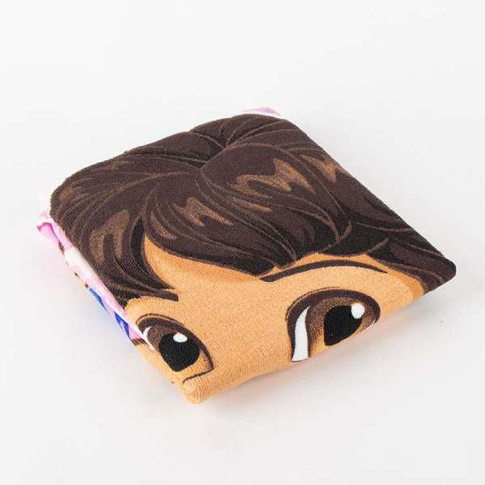 Poncho-Towel with Hood Dora The Explorer Light Pink 55 x 77 cm