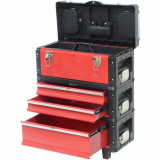Tool cart Defpro Red rouge Modular Stackable