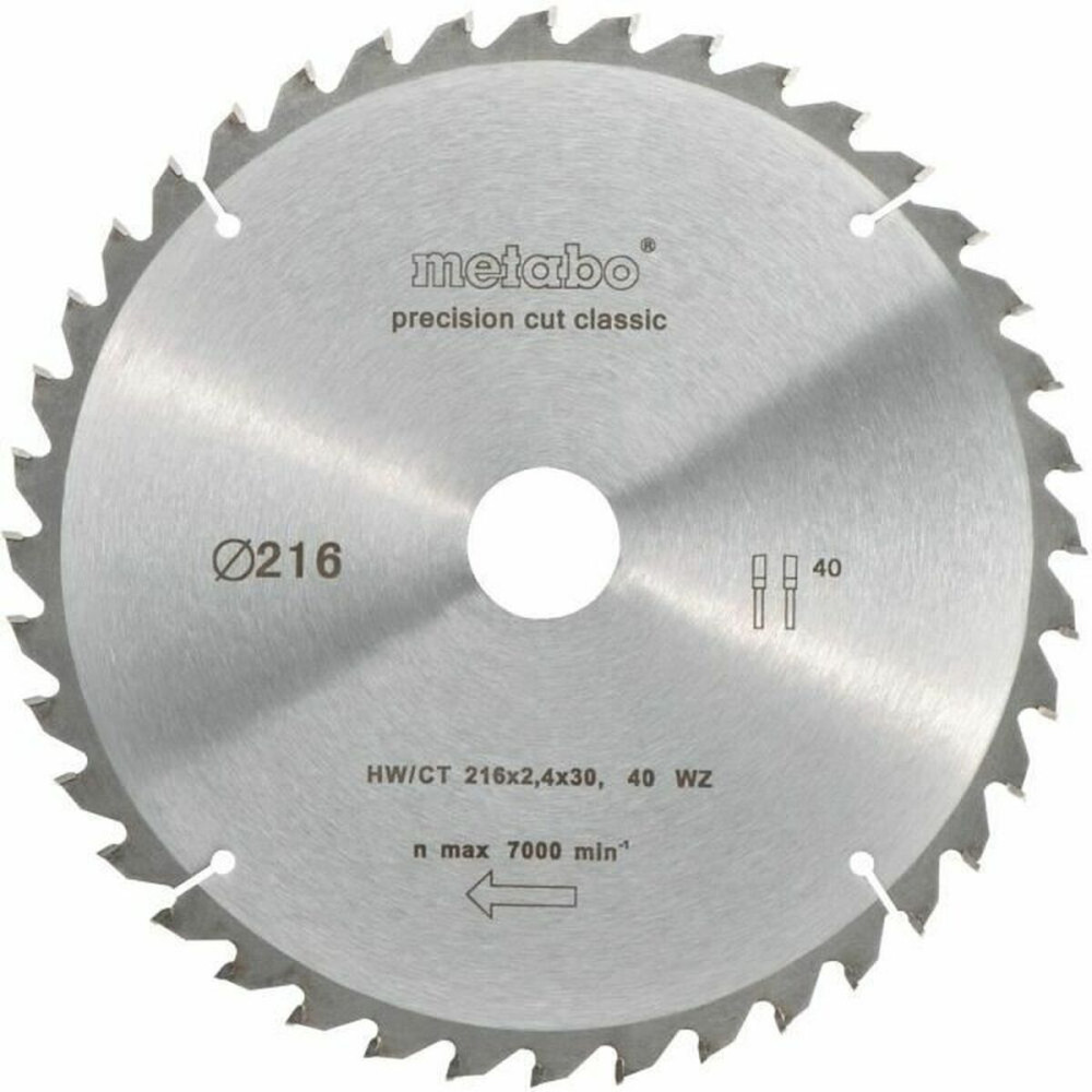Cutting disc Metabo 628060000 23 x 2 x 25 cm Circular saw