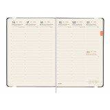 Diary Finocam FLEXI Black A5 14,8 x 21 cm 2026