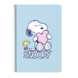 Notebook Snoopy Love Blue A4 80 Sheets