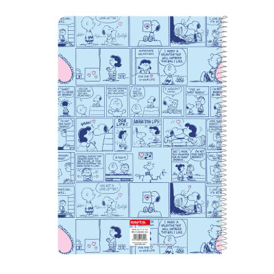 Notebook Snoopy Love Blue A4 80 Sheets