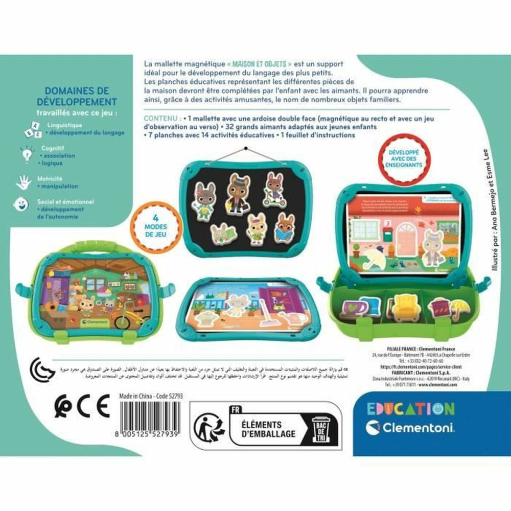 Educational Game Clementoni maison et objets