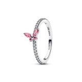 Ladies' Ring Pandora 194269C02-60 Silver Pink