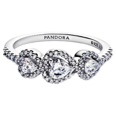 Ladies' Ring Pandora 194413C01-50 10 Silver