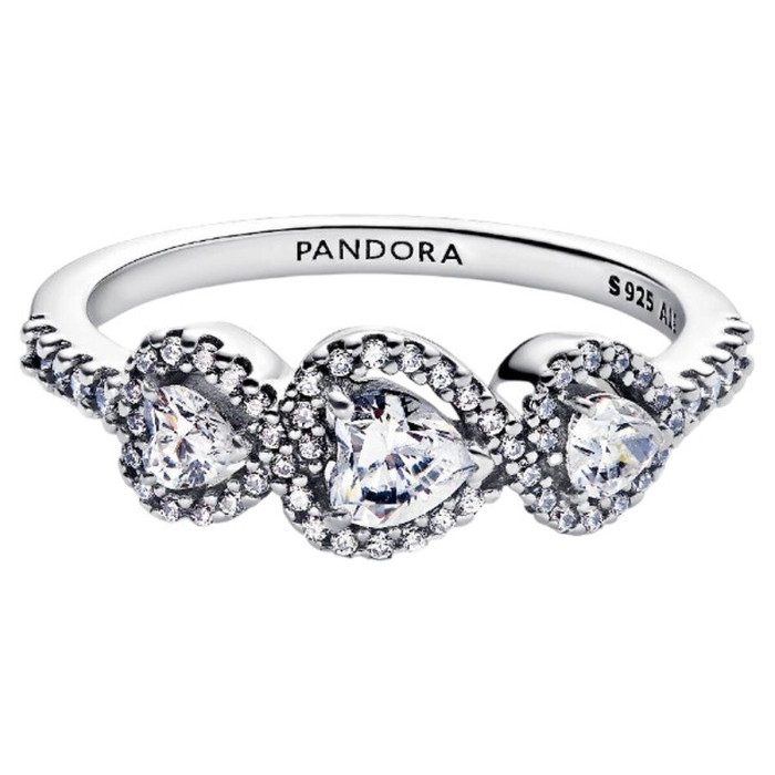 Ladies' Ring Pandora 194413C01-56 16 Silver
