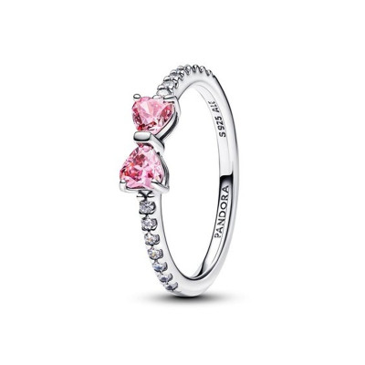 Ladies' Ring Pandora 193510C01-52 12 Silver Pink