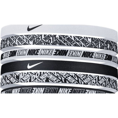 Sports Strip for the Head Nike Printed Pack6 Black