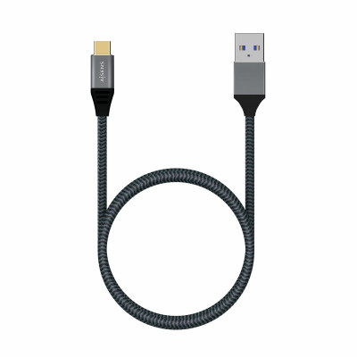 USB A to USB-C Cable Aisens A107-0633 Grey 2 m