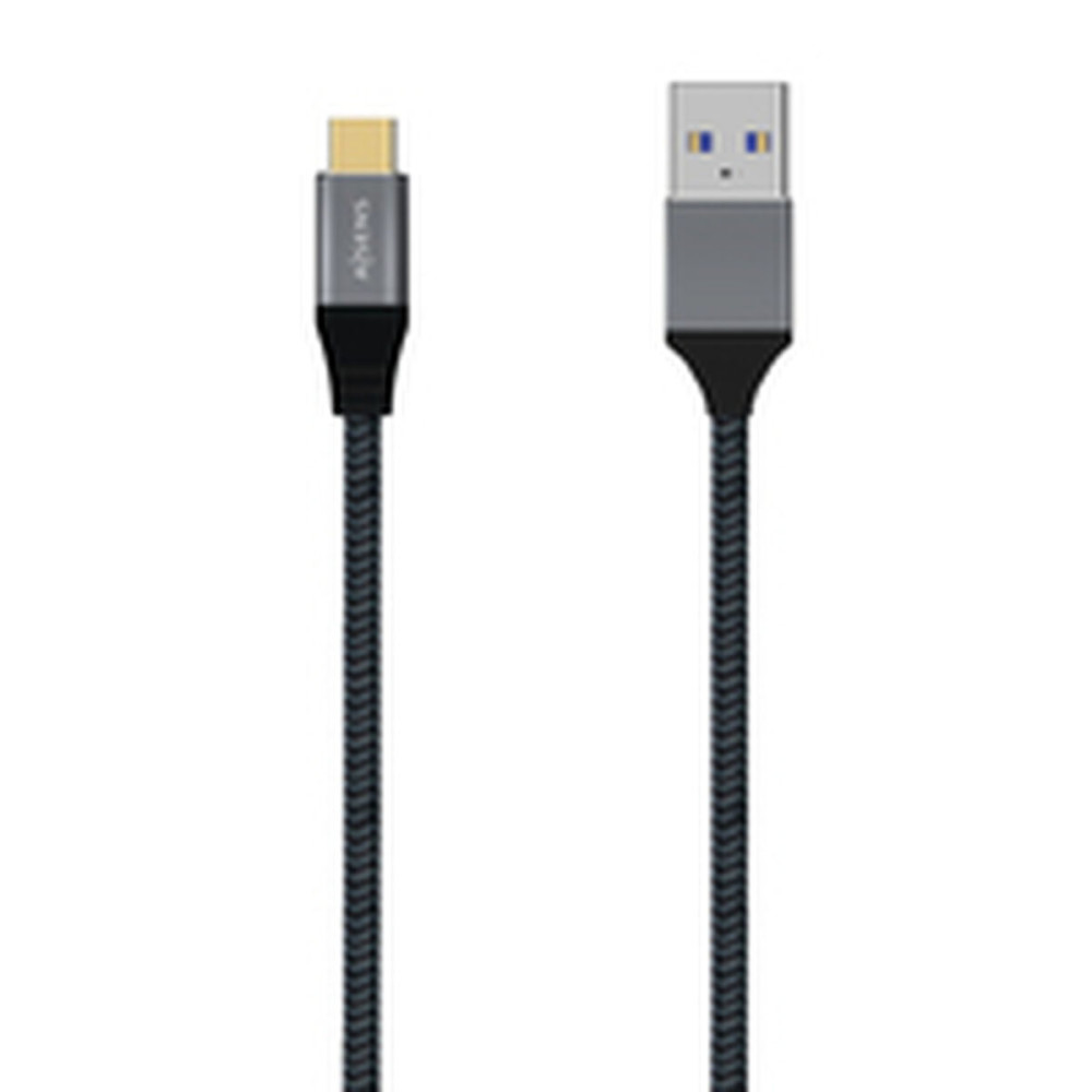 USB A to USB-C Cable Aisens A107-0633 Grey 2 m