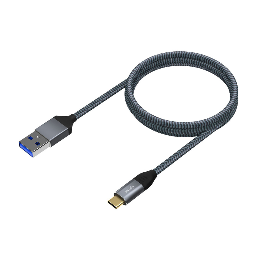 USB A to USB-C Cable Aisens A107-0633 Grey 2 m