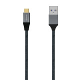 USB A to USB-C Cable Aisens A107-0633 Grey 2 m