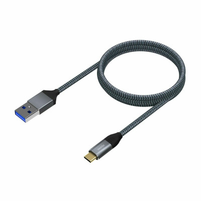 USB A to USB-C Cable Aisens A107-0633 Grey 2 m