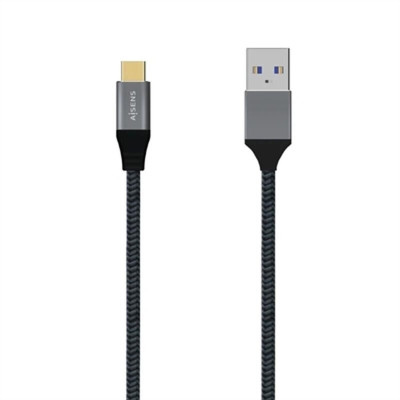 USB A to USB-C Cable Aisens A107-0633 Grey 2 m