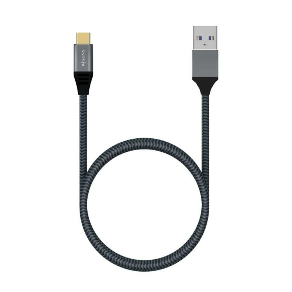 USB A to USB-C Cable Aisens A107-0633 Grey 2 m