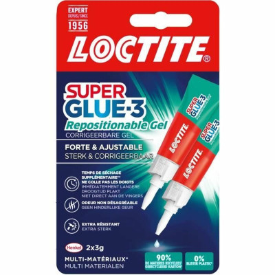 Cyanoacrylate Loctite SUPERGLUE-3 3 g 2 Pieces (12 Units)