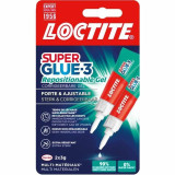 Cyanoacrylate Loctite SUPERGLUE-3 3 g 2 Pieces (12 Units)