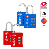 Combination padlock Scape Travel TSA-001 2 Pieces