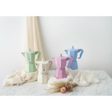 Italian Coffee Pot Bialetti MOKA EXCLUSIVE CREAM 6T Cream 6 Cups (Refurbished C)